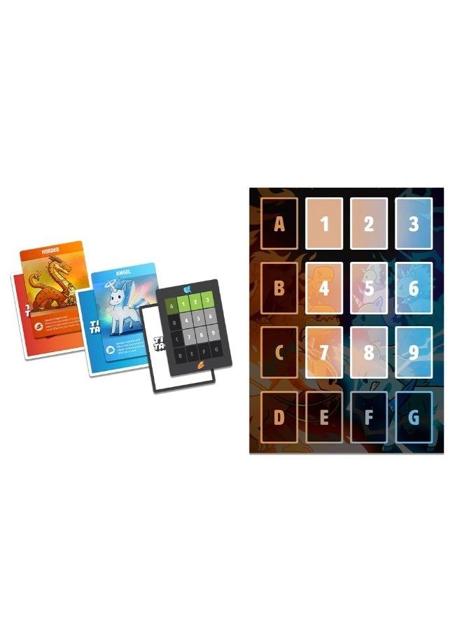 Tic Tac K.O.: Dragons vs. Unicorns - Card Game