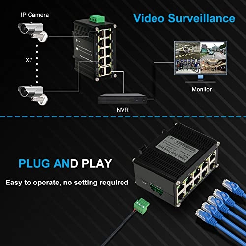 10 RJ45 Switch 10-Ports