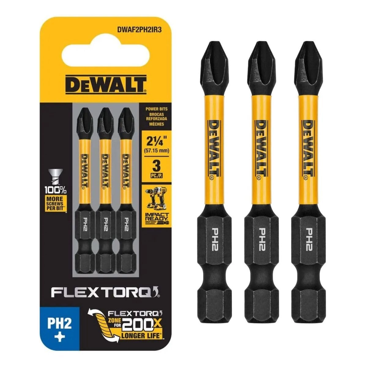 DW FLEXTORQ - 3PK 2.25IN