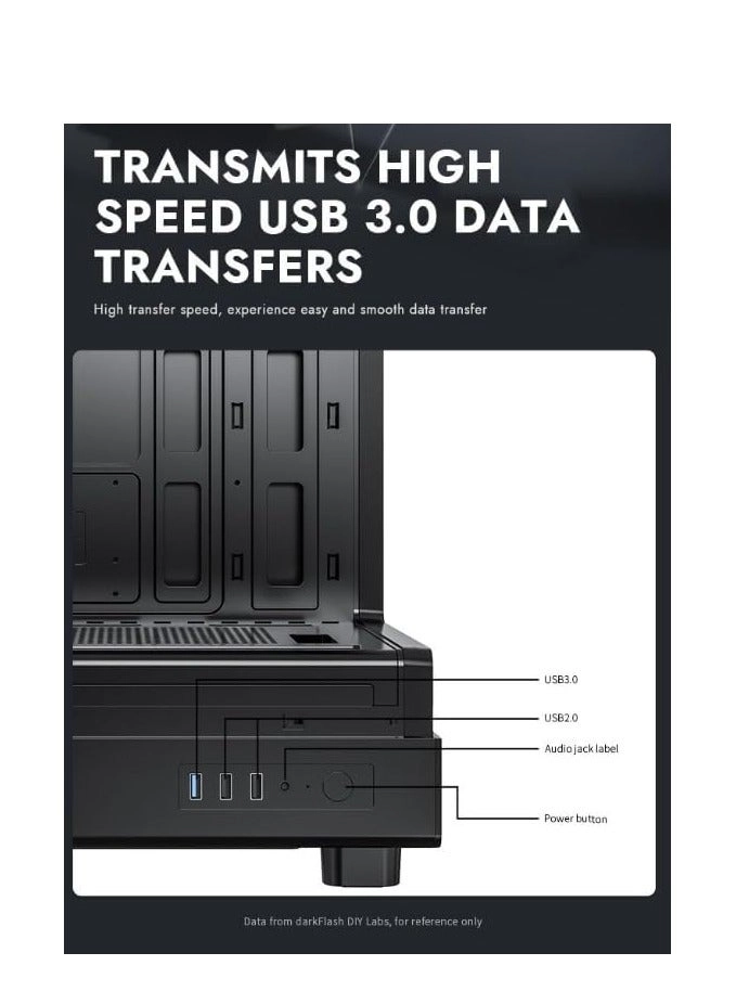 DB330M - Tempered Glass Side Panel Mid Tower