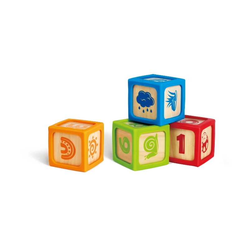 Grip-N-Stack Smart Blocks - Suitable for 6 months to 2 years 4 Pcs