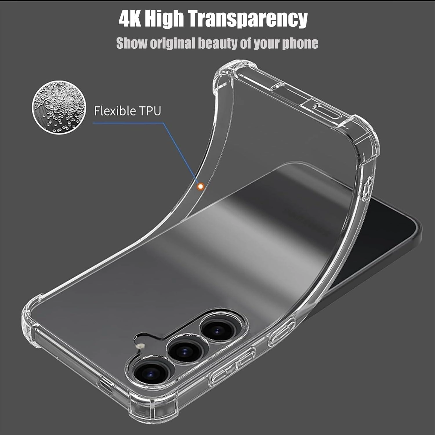 Case Screen Protector for Samsung Galaxy A15
