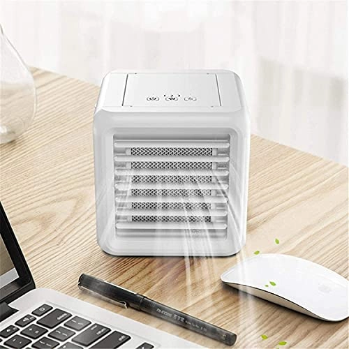 Mini Portable Air Conditioner - 7 Colors 2 Water Tanks USB