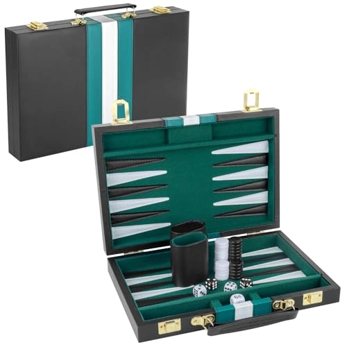 Backgammon Set - PU Leather Case