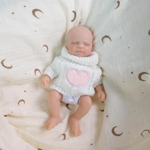Reborn Baby Doll - 8 Inch Silicone Girl Ages 3+