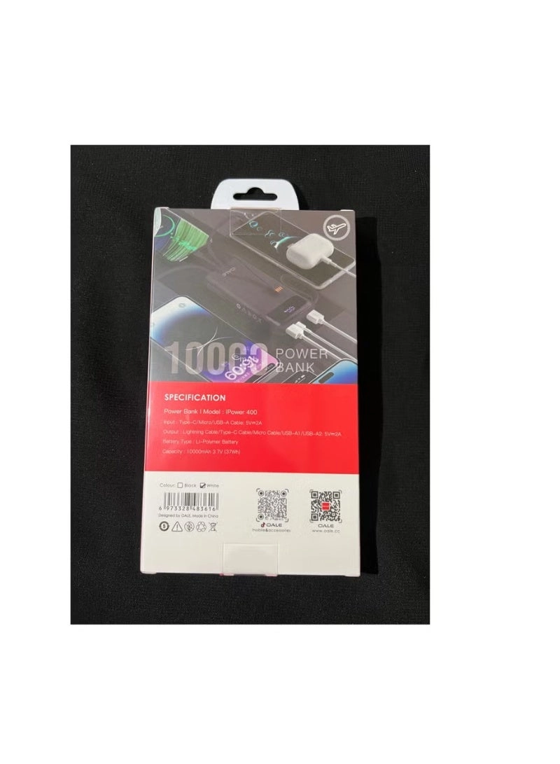 iPower 400 - 10000mAh 10.5W Fast Charging