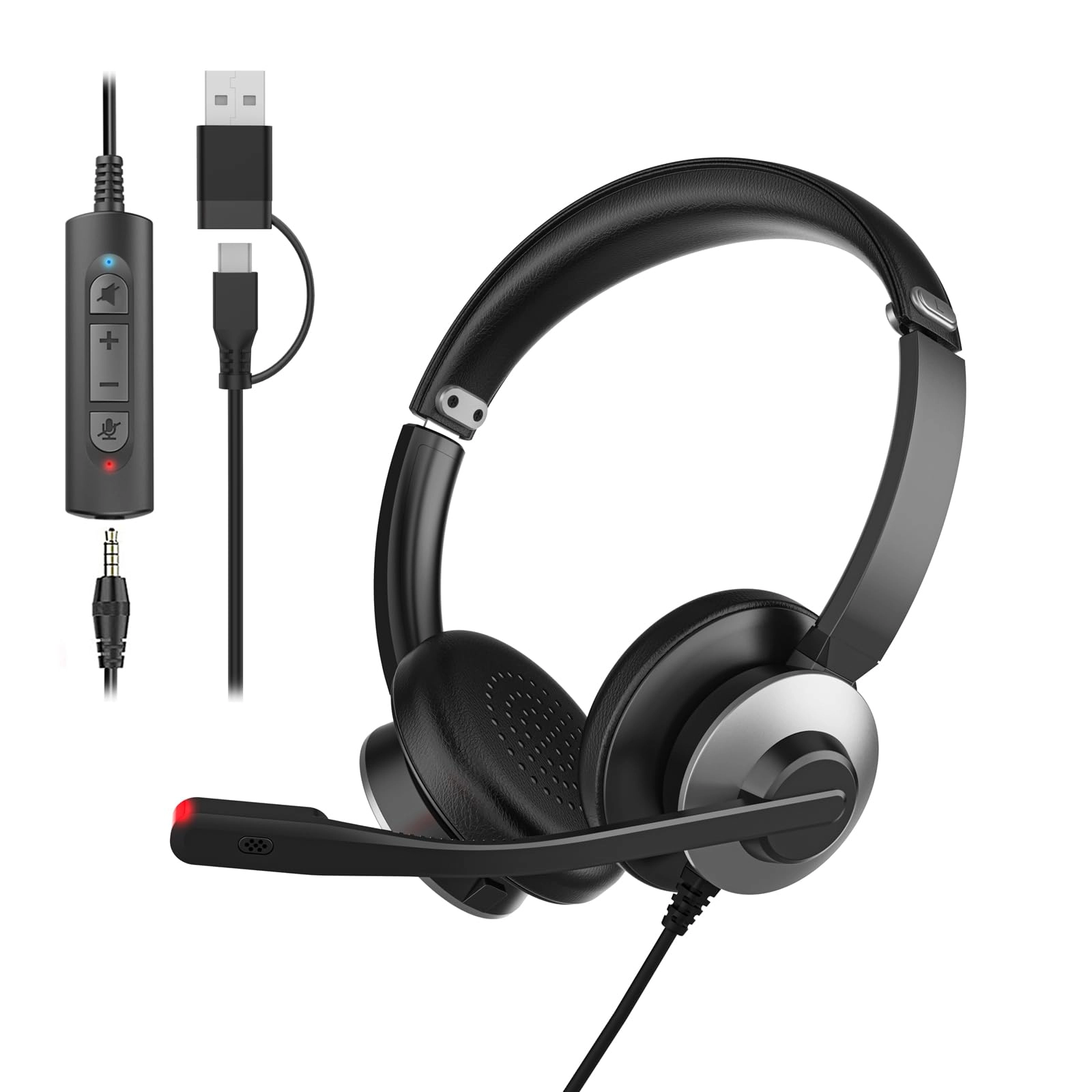 Earbay C682-3.5MM/USB Wired Headset