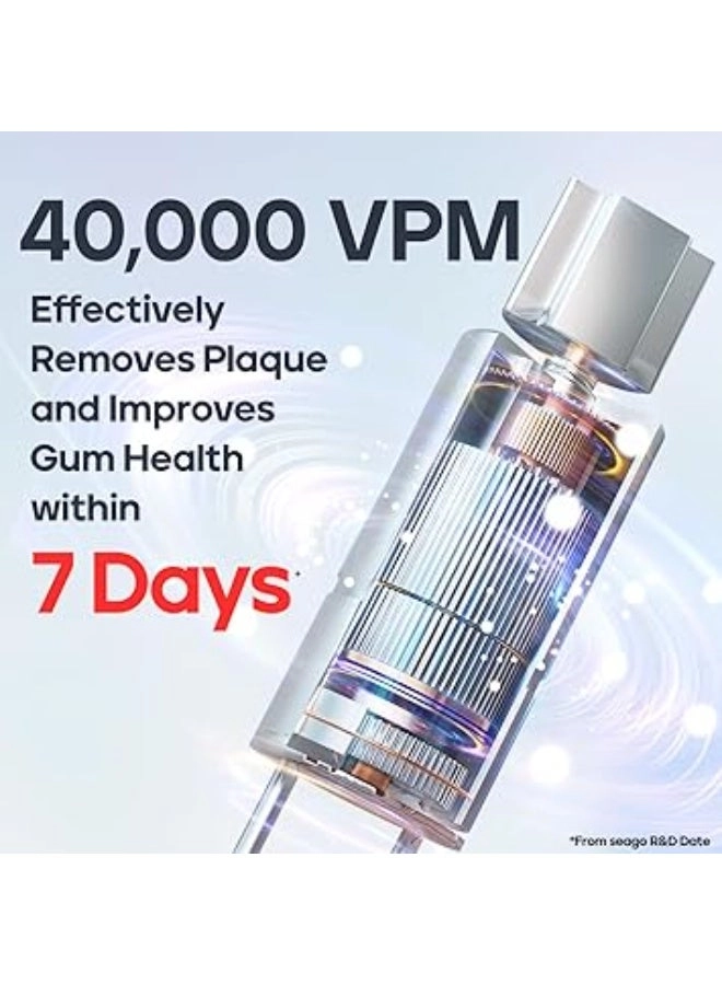 SG-2753 - Ultrasonic Rechargeable 8 Brush Heads 5 Modes