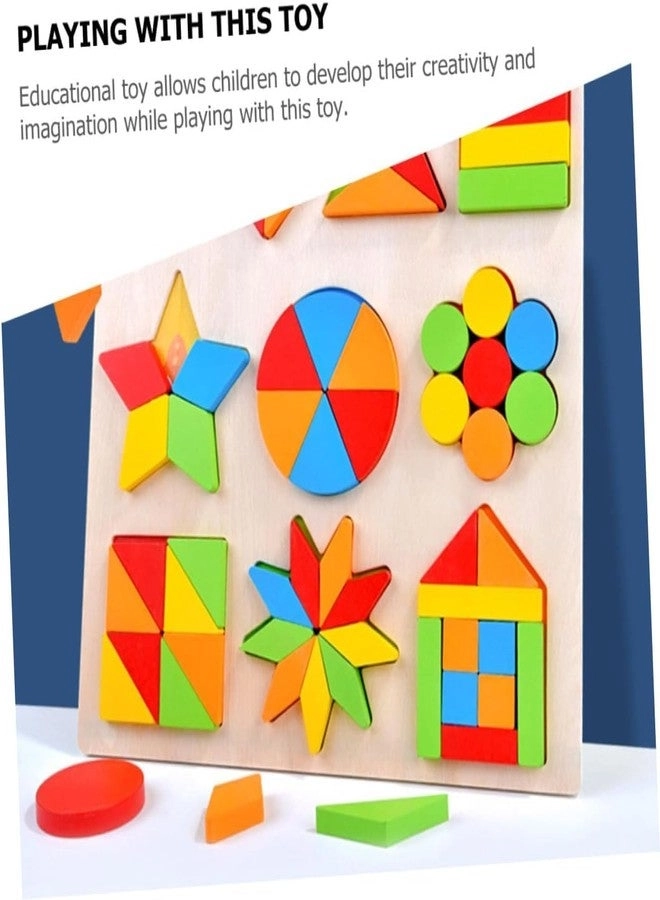 10 in 1 Wooden Square Tangram Puzzle - 40 pieces