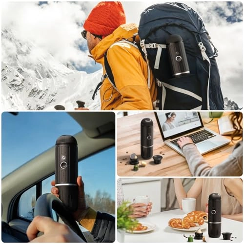 Portable Coffee Maker - 80ml USB Charging 2-in-1