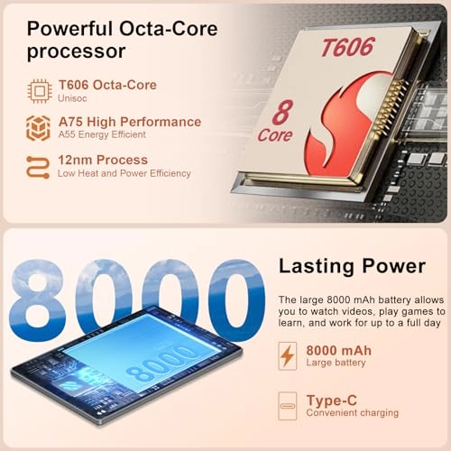 Tablette Tactile - 128GB 10.1"