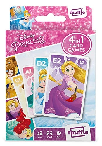 Princess Card Game - 4 in 1 Disney Princess Snap