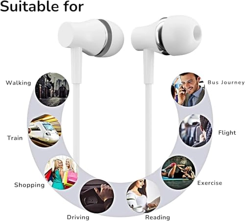 EF-WHT-3.5MM-LNLAX Wired Earbud Bundle