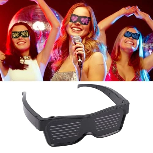 LED Glasses - Rechargeable Customizable 31 Animations