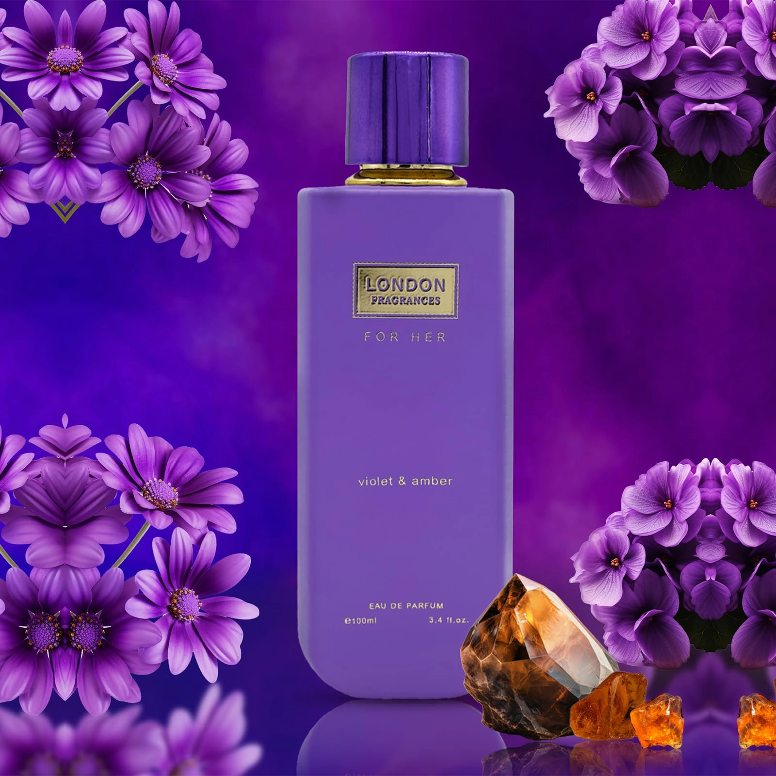 Violet and Amber - Eau de Parfum 3.4 oz