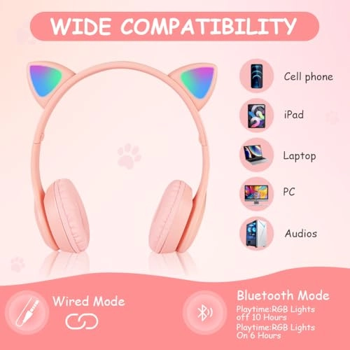 Kids Bluetooth Headphones Wireless Headphone