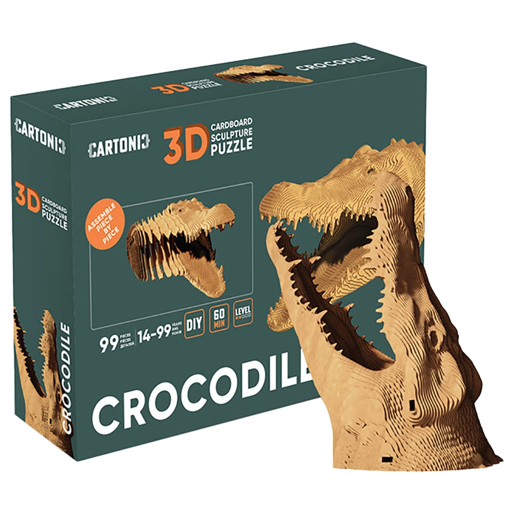 Crocodile 3D Puzzle (CARTCROC) - 99 pcs