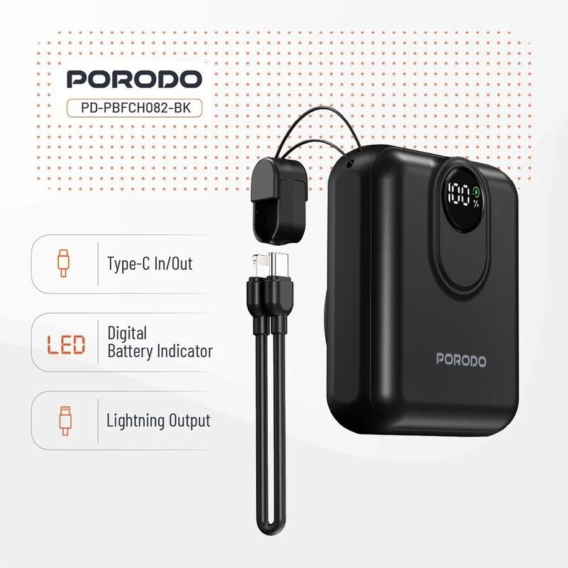PD-PBFCH004-BK - 10000 mAh 20W