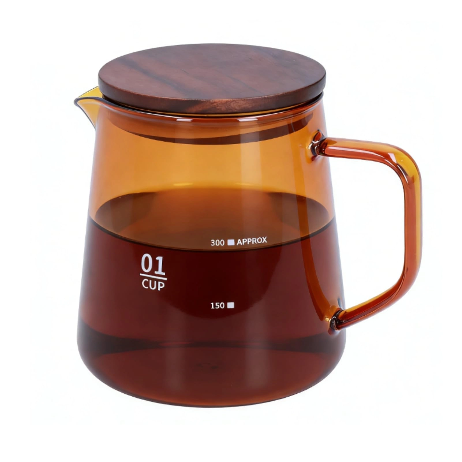 Cyrank Glass Coffee Server Pot - 300 Millilitres