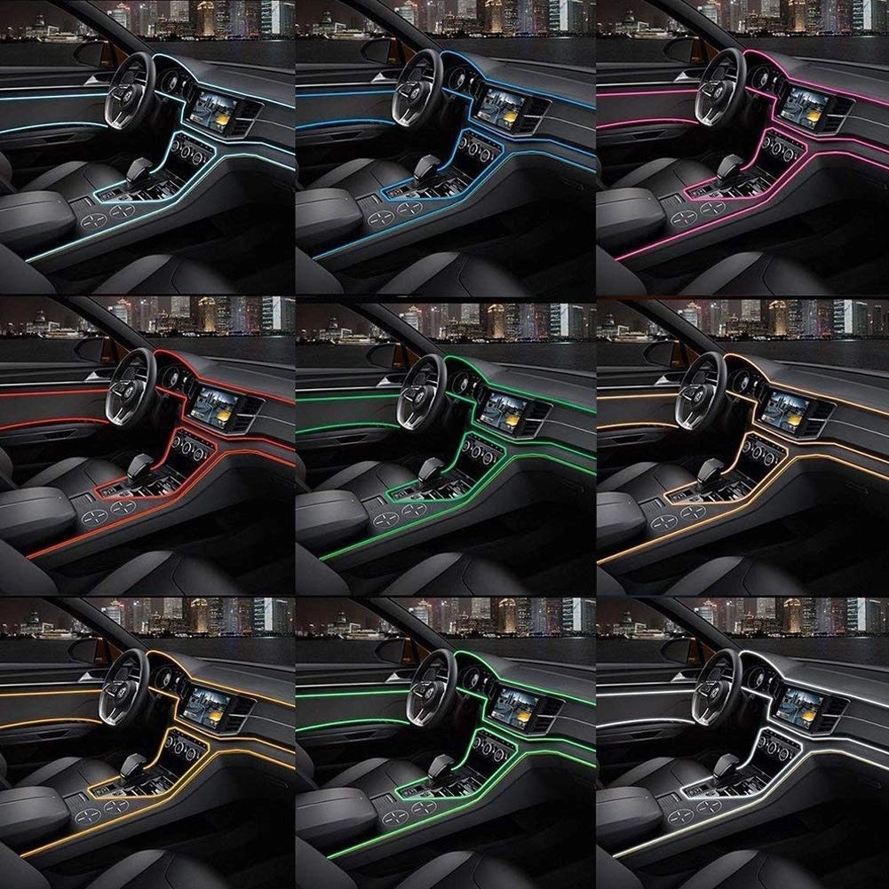 Car Atmosphere Light El Wire - 5m/16ft