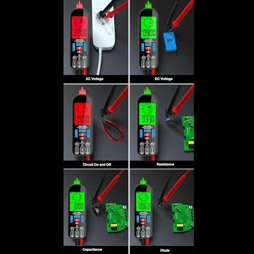 Handheld Digital Multimeter - Auto Ranging LCD Display