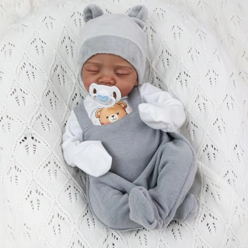 Shane Reborn Baby Doll - 18 Inch Vinyl African American Ages 3+