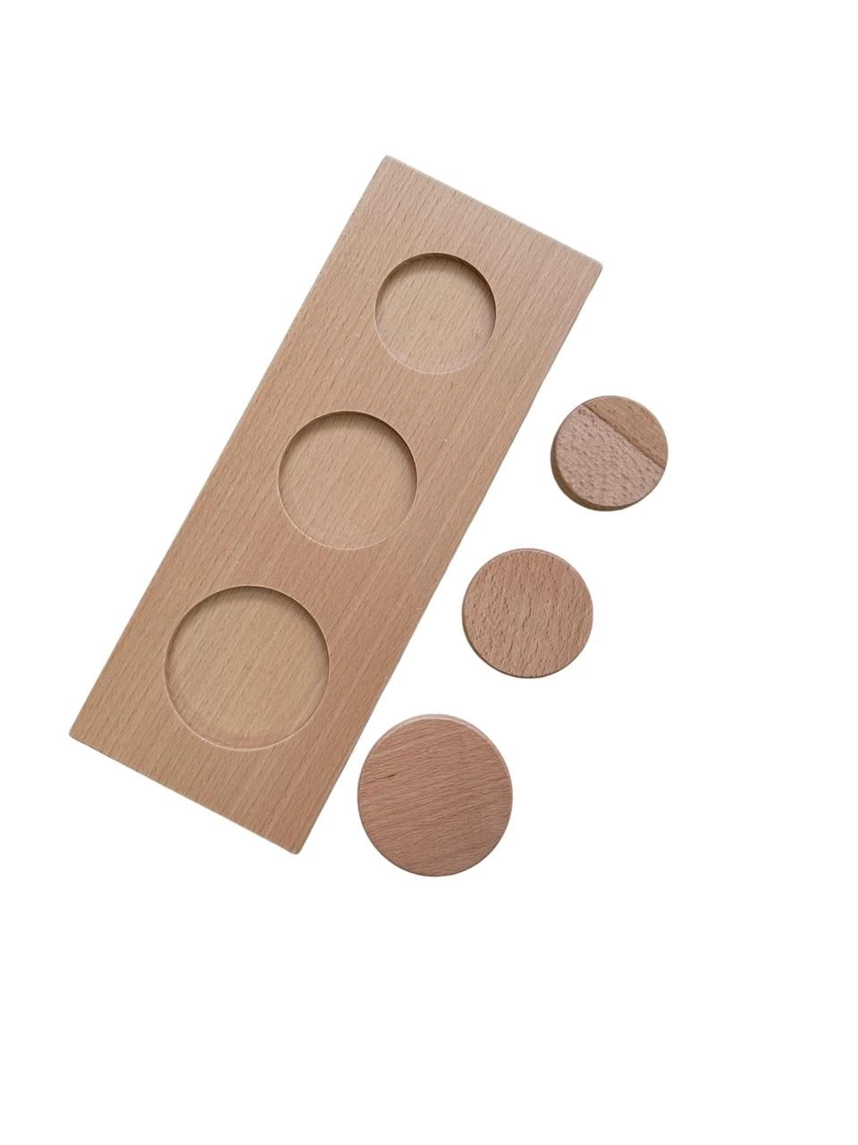 Grading Wooden Circle Strip - Suitable for 12 months and above 4 pieces