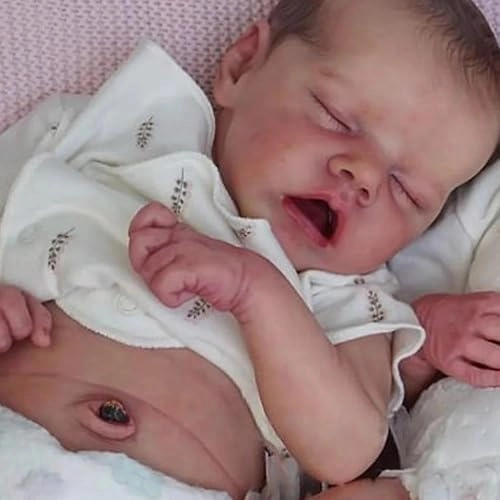 Reborn Baby Doll - 18 inches Full Silicone Vinyl Girl