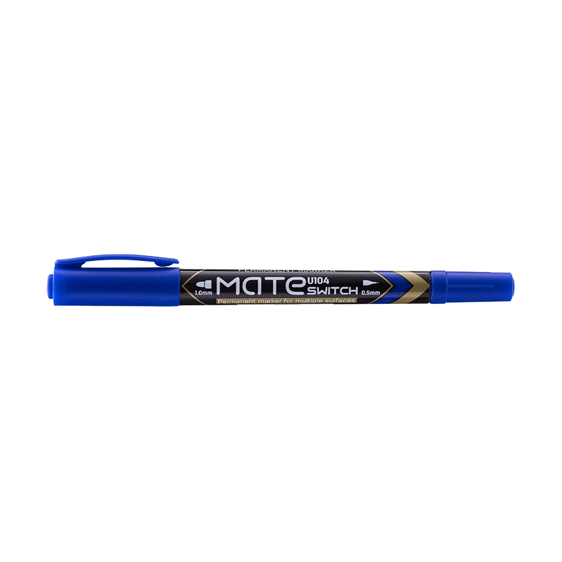 2-in-1 Marker - black blue red Double-ended