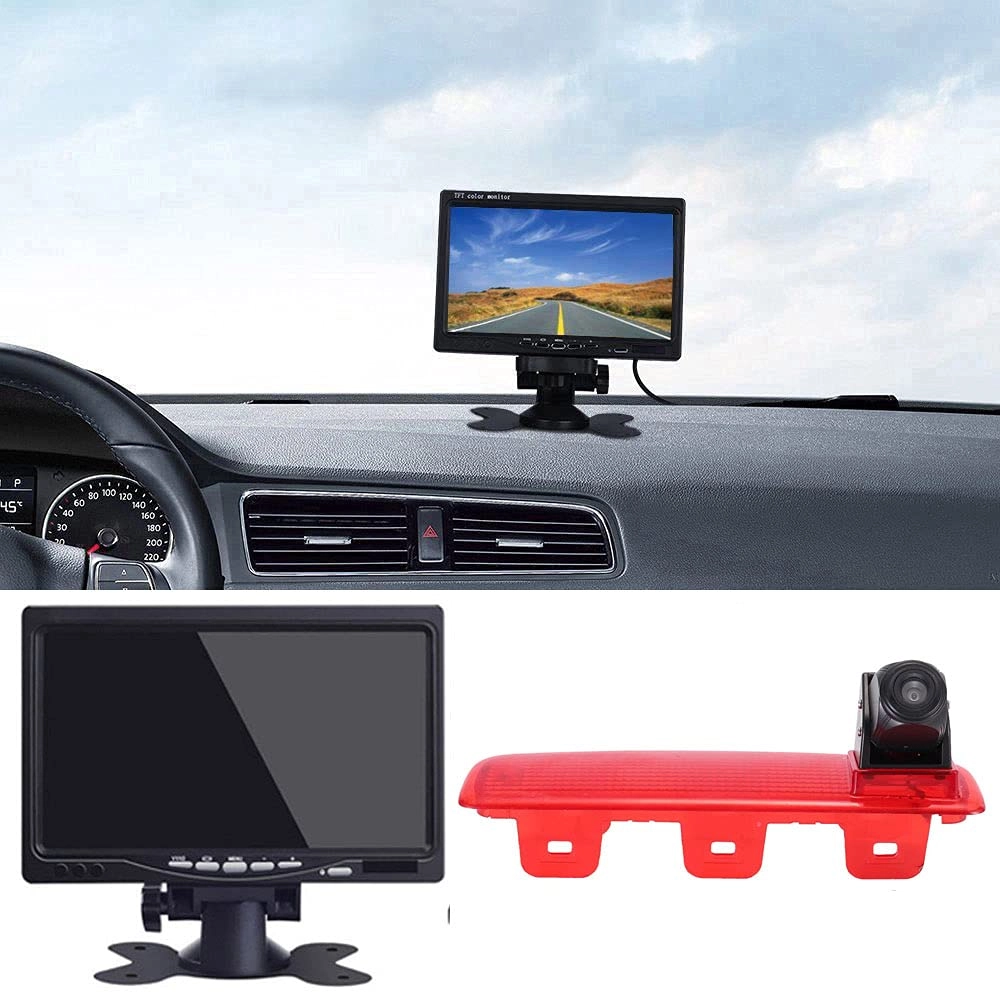 Rear View Camera + TFT LCD Screen Car Monitor - 7 Inches