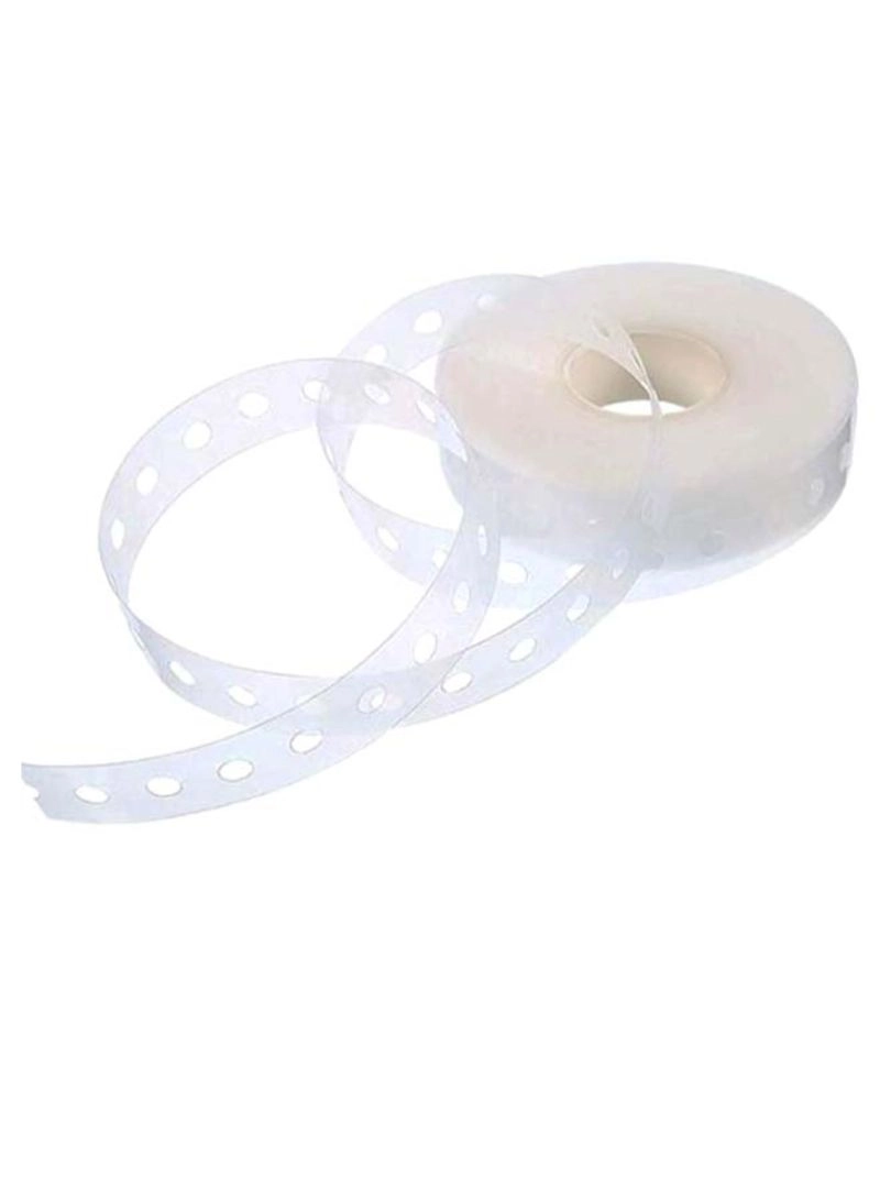 JOLLITY LLC Balloon Decorating Strip Kit - 2x balloon tape strip(16ft/Pcs with 110 holes) 2x tie tools 2x glue craft point(100/pcs) 10 x convenient holder clips