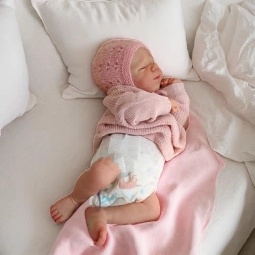 Reborn Baby Doll - 18" Silicone Vinyl Full Body