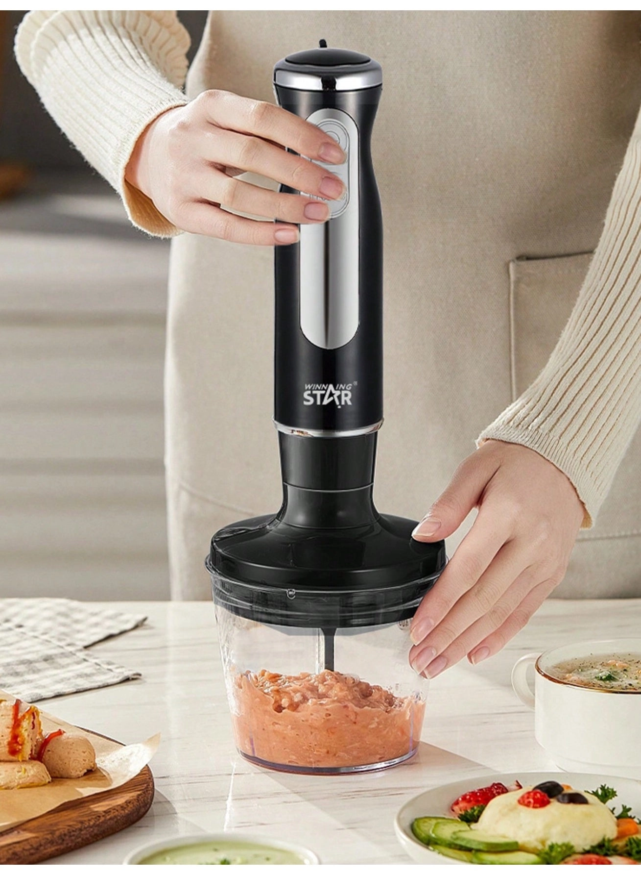 Hand Blender - 3-in-1 600W