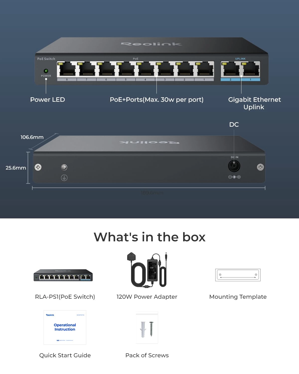 RLA-PS1 8-ports