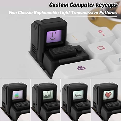 Magnetic Transparent Keycaps - Retro Backlit Universal GH60 GK61