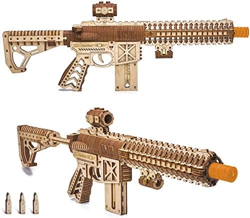 WoodTrick Assault Gun AR-T - Model Kit 3D Wooden Puzzle