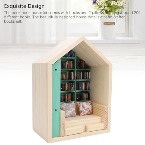 Bookshelf Mini House - over 200 pieces