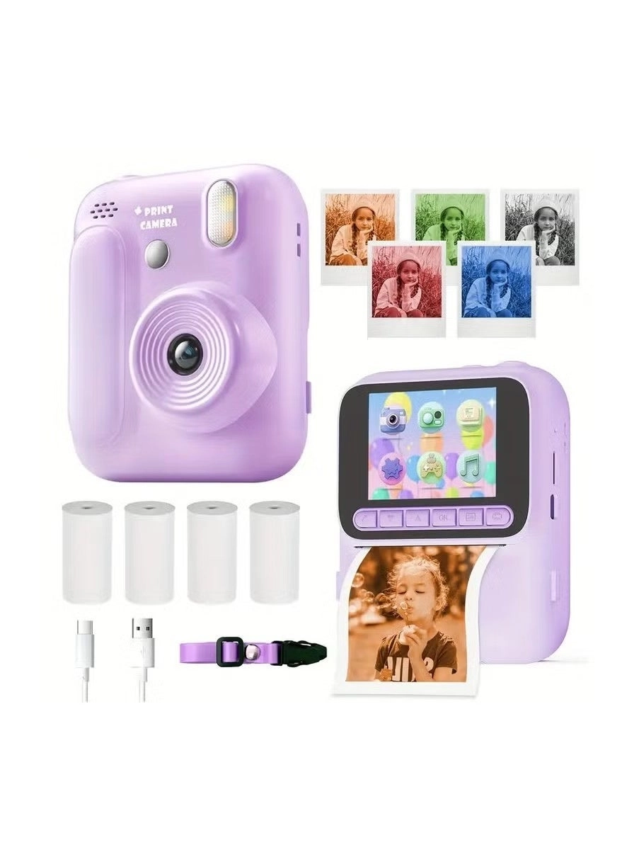 Kids Instant Print Camera - 1080P HD Thermal Printer