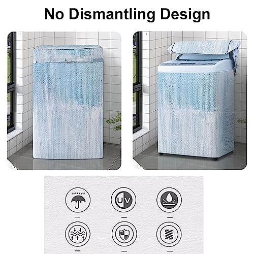 Washing Machine Cover - Top Loader M-53x90x55cm Two birds
