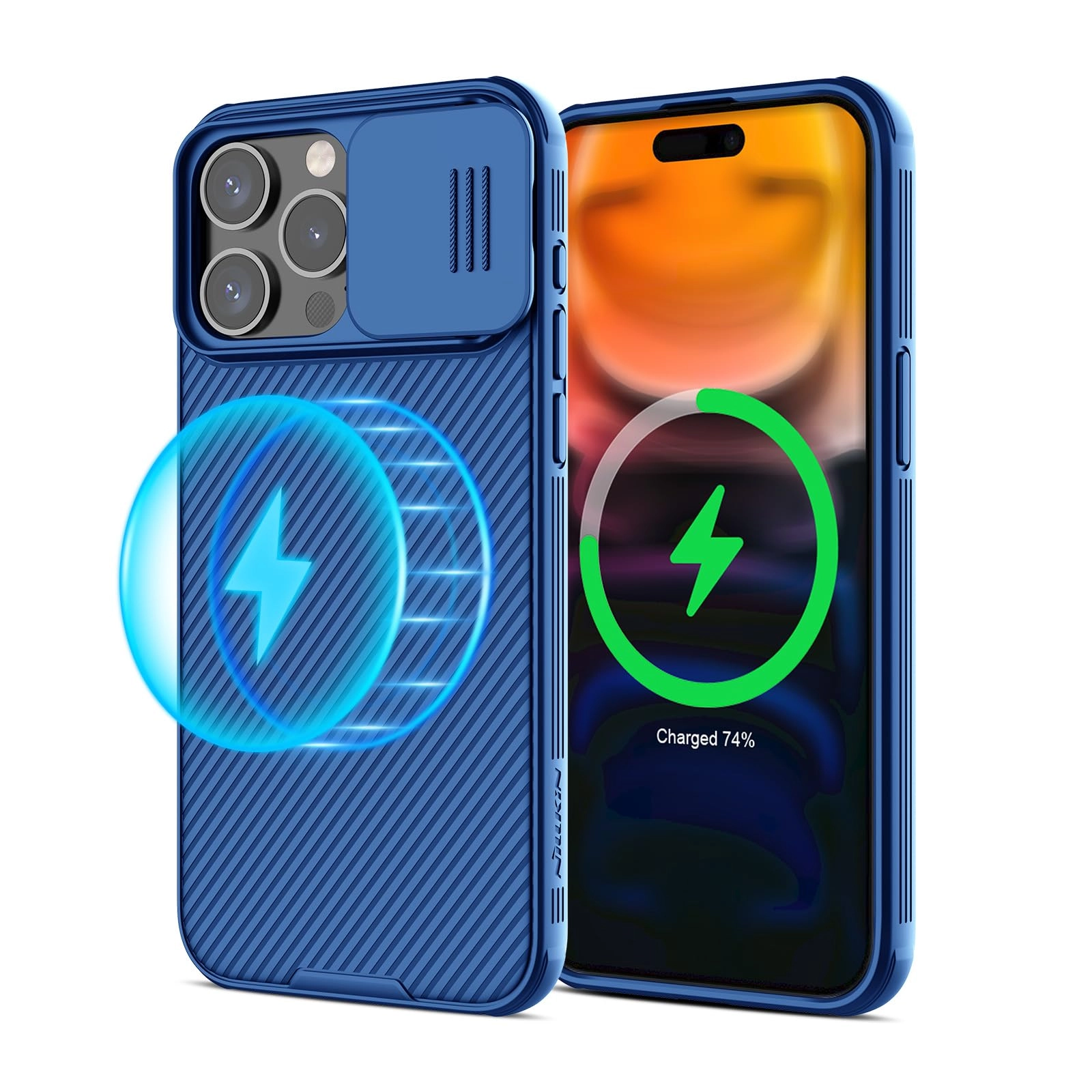 Nillkin CamShield Pro Magnetic Case Cover with MagSafe for iPhone 15 Pro Max