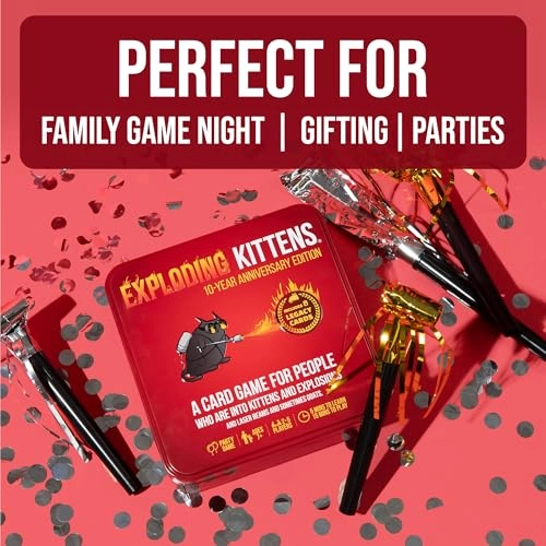 Exploding Kittens: 10th Anniversary Collectible Tin - New Edition
