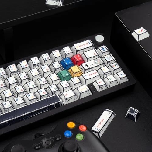 Manga Style PBT Keycaps Set - keyboard