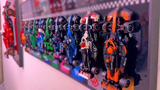Display Wallboard - aluminum non-yellowing acrylic for LEGO Speed Champions 77242-77251