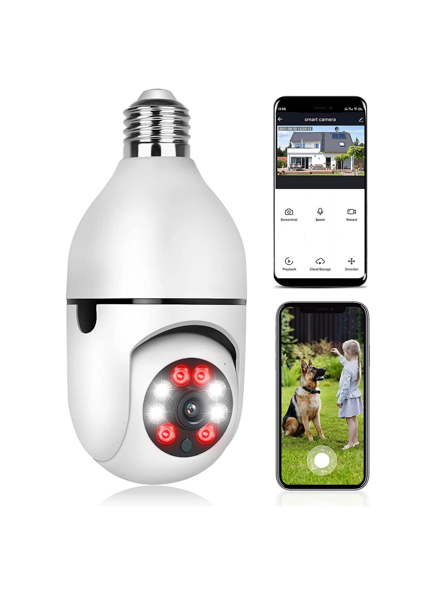 Zikra Light Bulb Camera 1080P
