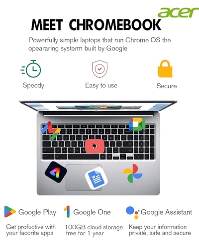 Chromebook 315 CB315-3H-C69K - 15.6'' Celeron N4020 4GB DDR4 64GB eMMC