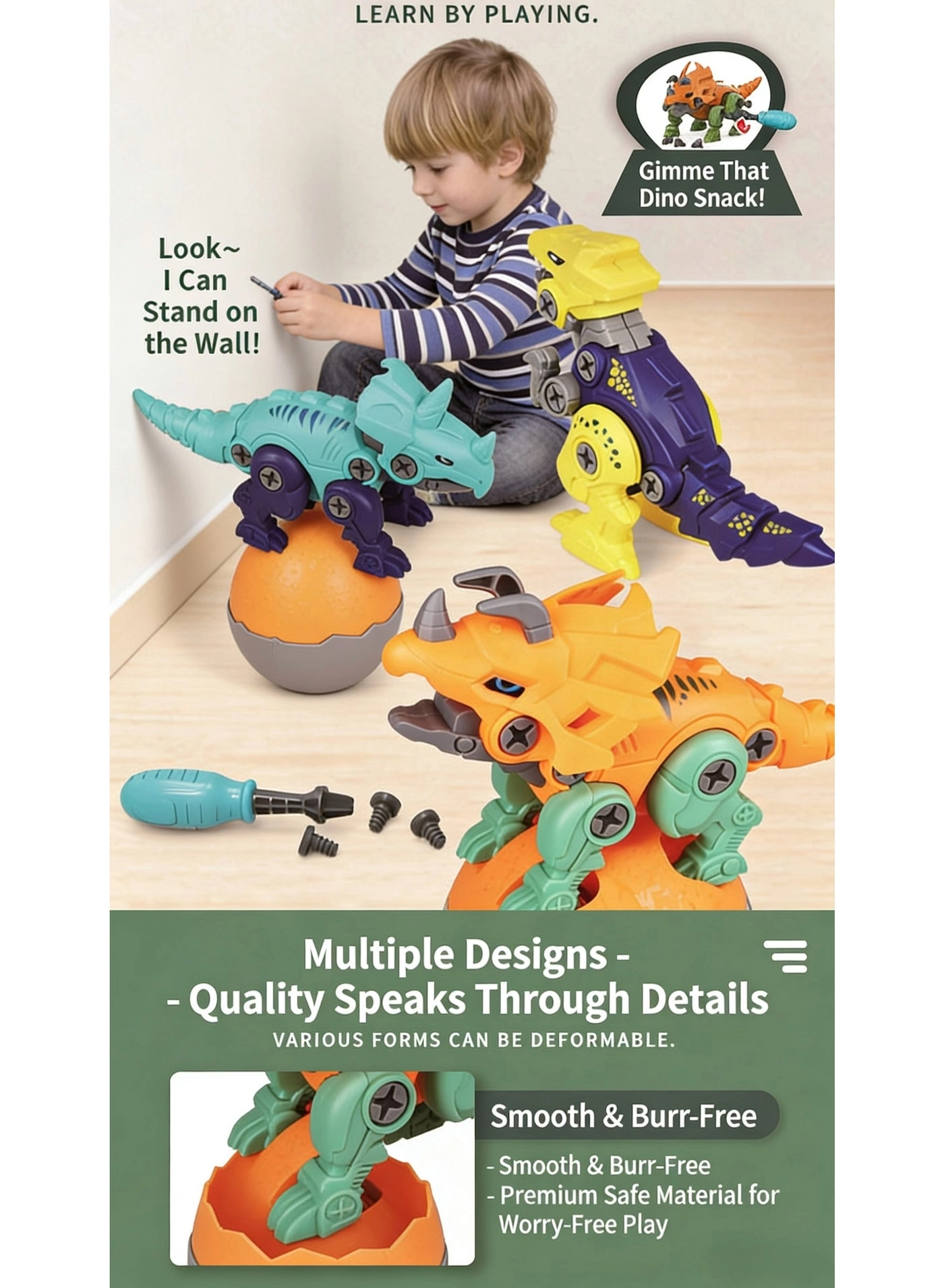 Dinosaur Transform Robot - 5 in 1