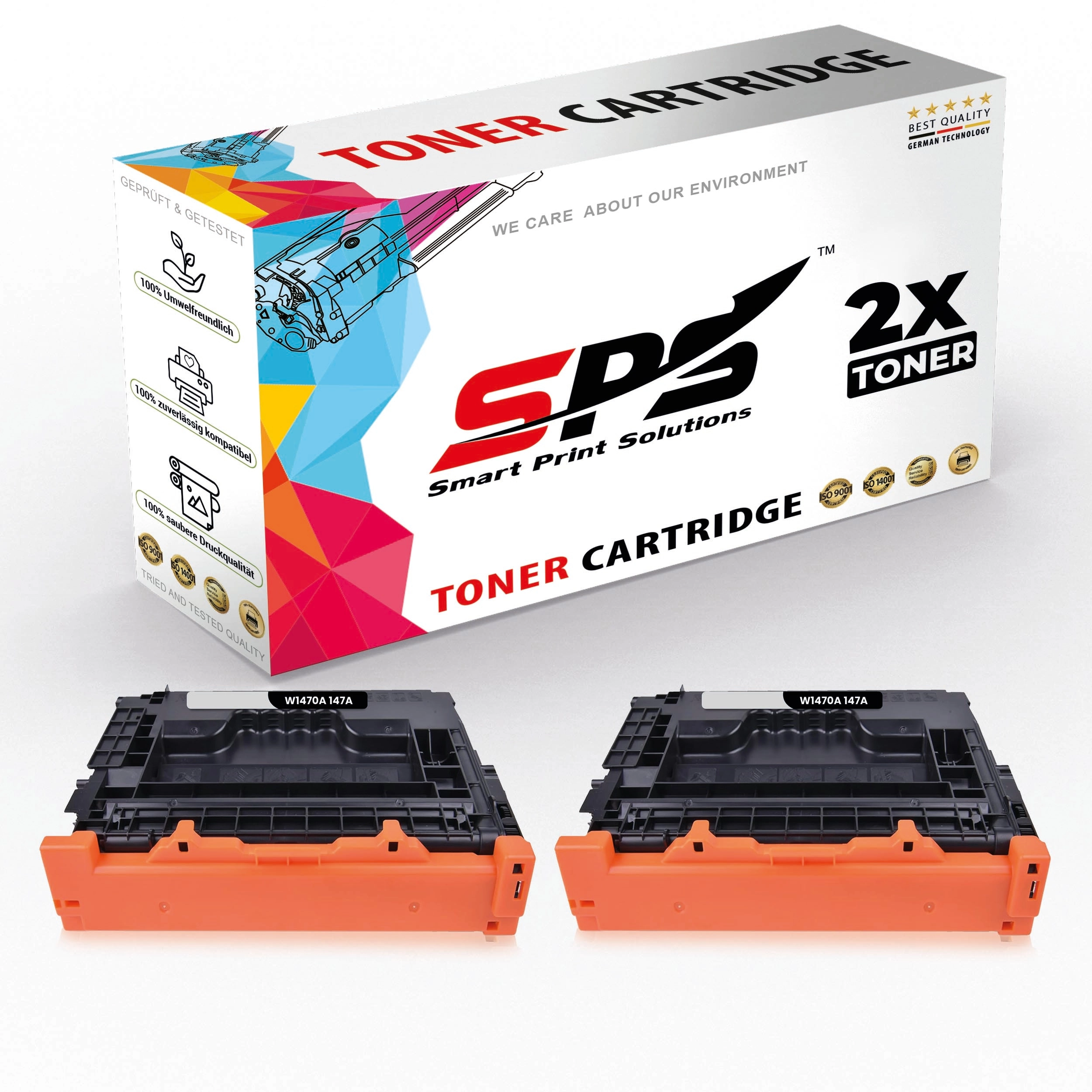 smart print solutions llc W1470A - 10,500 Pages 2x Black