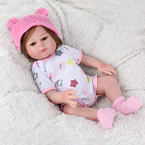 Reborn Baby Doll - 18 Inch 45cm Soft Vinyl Girl