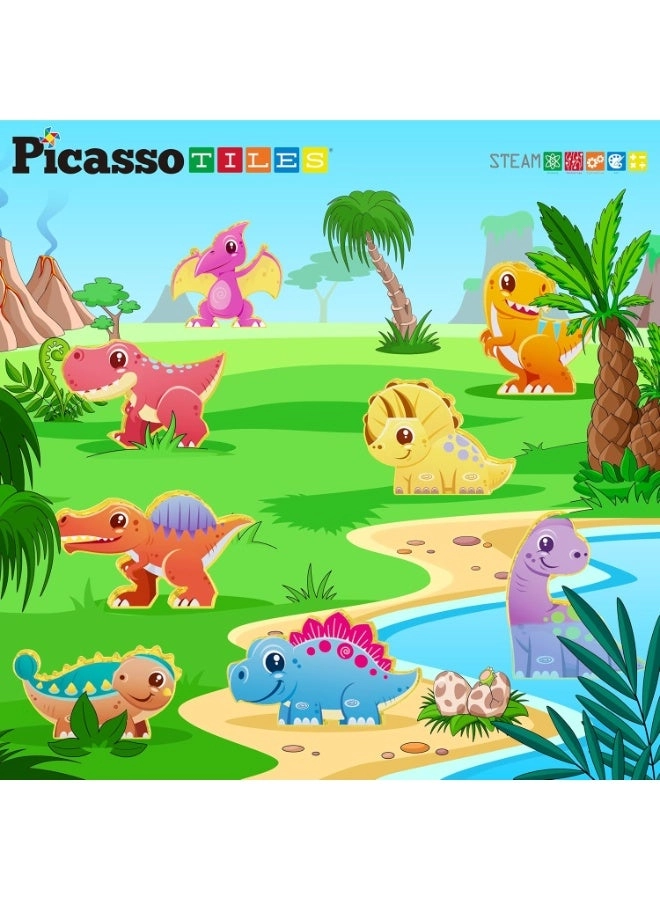 Dinosaur Magnetized Action Figures - 8pcs