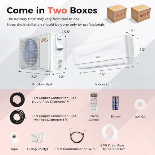 Mini Split Air Conditioner - 2400W